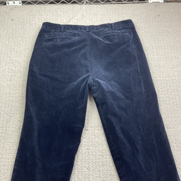 Polo Ralph Lauren Corduroy Pants Mens Size 38 Classic Fit Navy Blue Read - Picture 13 of 14